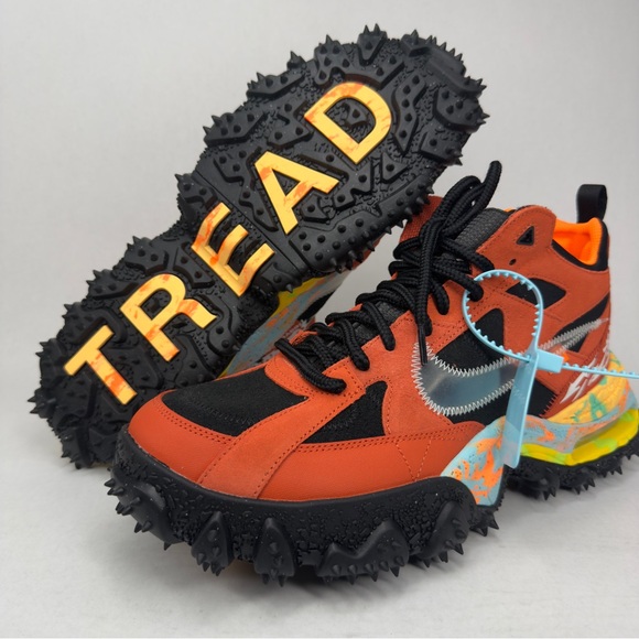 Nike Off-White Air Terra Forma Mantra Orange Men’s 12 / Wmns 13.5 DQ1615-800 - Picture 1 of 16